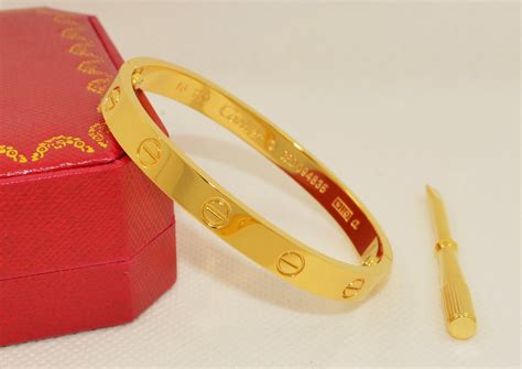 brazalete love cartier replica|cartier love bracelet.